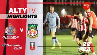 ALTRINCHAM Vs WREXHAM | Extended Match Highlights | Isuzu FA Trophy 4th Round | 13/01/2023