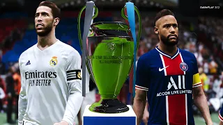 PES 2021 - PSG vs Real Madrid - UEFA Champions League Final UCL Gameplay