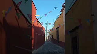 Recorrido por Distintas Calles de San Miguel de Allende Guanajuato México