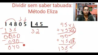 Aprenda A Dividir Sem Saber Tabuada De Cabeça!!!! Método Eliza