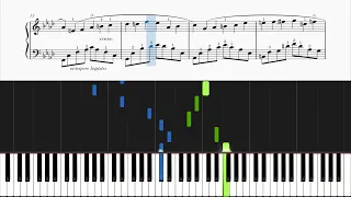 Frederic Chopin - 3 Nouvelles études, B. 130, No. 1 (Piano Tutorial)