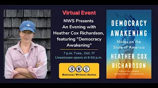 NWS Presents: An Evening with Heather Cox Richardson, featuring "Democracy Awakening"