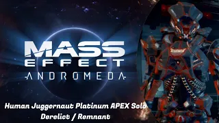 Human Juggernaut 5/7 of a Platinum APEX Solo | Mass Effect: Andromeda | Multiplayer