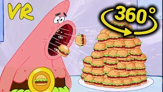 360° Video || Krabby Patty Contest - SpongeBob SquarePants VR