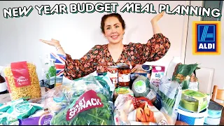 BIG BUDGET ALDI GROCERY HAUL | 5 Meals For Under £25 Haul With Prices, Budget Healthy Meal Plan!