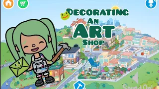 DECORATING A ART HOUSE 🎨  TOCA BOCA! 🌏  (FULL VIDEO/ NO VOICE 📢) MY 100th VIDEO!