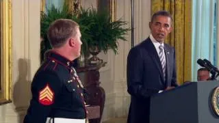 Marine receives Medal of Honor