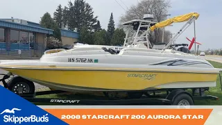 2008 Starcraft 200 Aurora Deck Boat Tour SkipperBud's
