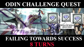 DFFOO [GL]: Odin's Challenge Quest - The Dirty Gem Revive Loophole.