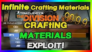 Crafting Material EXPLOIT | The Division | Infinite Crafting Materials Exploit | STILL WORKS
