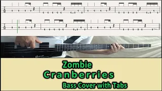 Cranberries - Zombie (Bass cover with tabs 245)