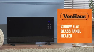 VonHaus 2000w glass panel heater