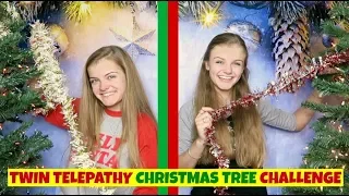 Twin Telepathy Christmas Tree Challenge ~ Jacy and Kacy