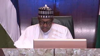 PRESIDENT BUHARI SIGNS 2022 BUDGET INTO LAW