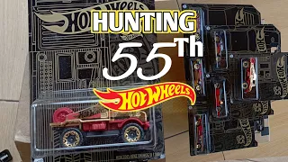 HUNTING 55TH ANNIVERSARY HOT WHEELS CHASE CAR MERCEDES BENZ