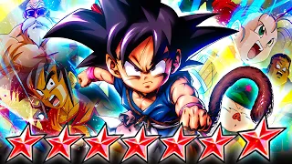 (Dragon Ball Legends) 14 STAR LF KID GOKU AMAZES WITH HIS COMBOS AND DAMAGE!