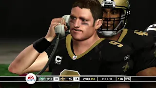 Madden 10 #121Jets  @ Saints Week 4