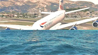 😱A380 Exiting Runway After Emergency Landing, Airplane Crashes