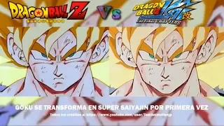 Comparación de Doblaje || Goku se Convierte en Super Saiyajin por primera vez