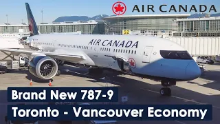 Air Canada Toronto - Vancouver Brand New 787-9 Economy