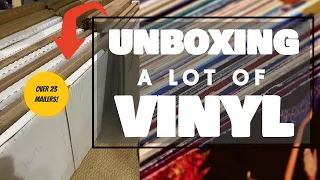 Biggest Vinyl Record Unboxing of 2021: Opening 23+ Mailers!