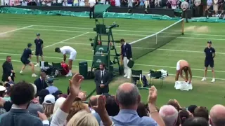 Nadal match point versus Del Potro Wimbledon 2018