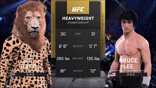 UFC 5 - Big Tiger vs. Bruce Lee - Crazy UFC 👊🤪