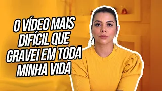 O VÍDEO MAIS DIFÍCIL QUE GRAVEI EM TODA MINHA VIDA