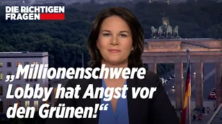 Provokante Anzeigen-Aktion gegen Grünen-Kanzlerkandidatin Annalena Baerbock | Die richtigen Fragen