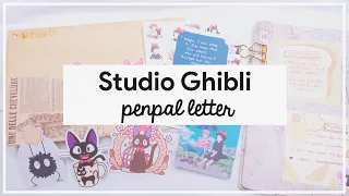 🐈‍⬛ Opening a penpal letter ~ Studio Ghibli theme #13