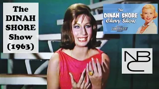 Barbra Streisand - The Dinah Shore Show (mixing color and b/w footage) - "Cry Me a River", 1963