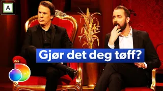 Ta med noe du mener gjør deg tøff | Kongen befaler | discovery+ Norge