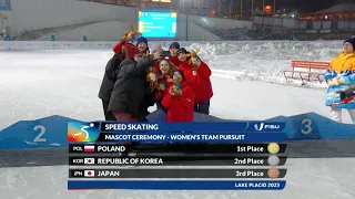 News Day 6 Speed Skating - Women's Team Pursuit #LakePlacid2023