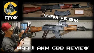 CRW開箱AKM Marui vs GHK GBB,其他返貨產品