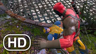 Deadpool Slaps Wolverine 100 Times Scene 4K ULTRA HD