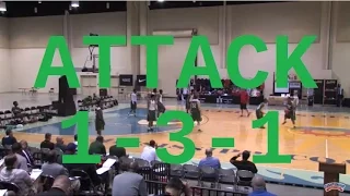 Use This Set Play to Attack a 1-3-1 Zone! - Basketball 2016 #58