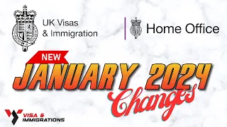 3 MAJOR CHANGES IN UK Visa Application Impact From January 2024 | UK Immigration