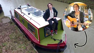 How Did I Write This Song?  Explaining my song 'That Portion'  - Narrowboat Music Studio Project