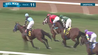 Dandy Man Shines wins race 11 at Del Mar 9/9/23.