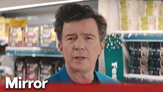 Sainsbury's 2023 Christmas advert with Rick Astley