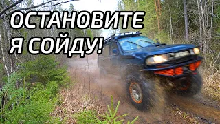 Rally, trophy, offroad! Marine engine in action!