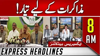 Express News headlines 8 AM - Government vs Opposition - Ready to negotiate - 2 November 2022