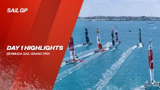 HIGHLIGHTS - Bermuda Sail Grand Prix Day 1 | SailGP
