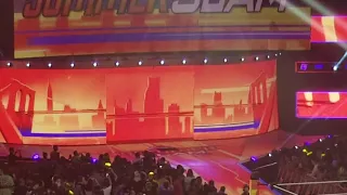 summerslam 2018 baron corbin and demon finn balor entrance live