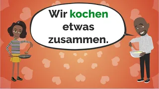 Alba und ich kochen etwas zusammen | Like Germans | Deutsch lernen mit Dialogen