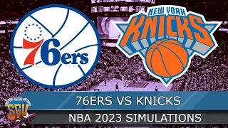 Philadelphia 76ers vs New York Knicks | NBA Today 3/10/2024 Full Game Highlights - NBA 2K24 Sim