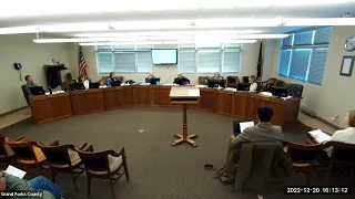 12/20/2022 Grand Forks County Board of Commissioners Meeting