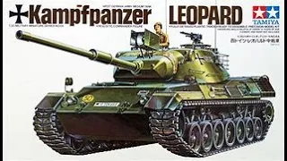 Tamiya 1/35 West German Leopard 1 Tank..Plastic Kit Build & Review.