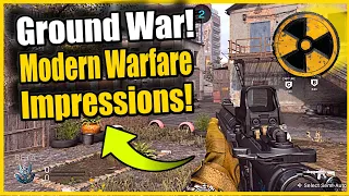 COD Modern Warfare Ground War Gameplay and Impressions! (32 vs 32 is AMAZING)