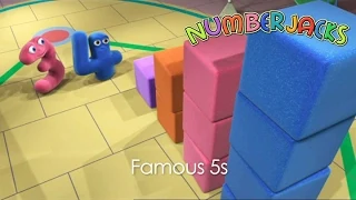 NUMBERJACKS | Famous 5s | S1E31 | Full Episode